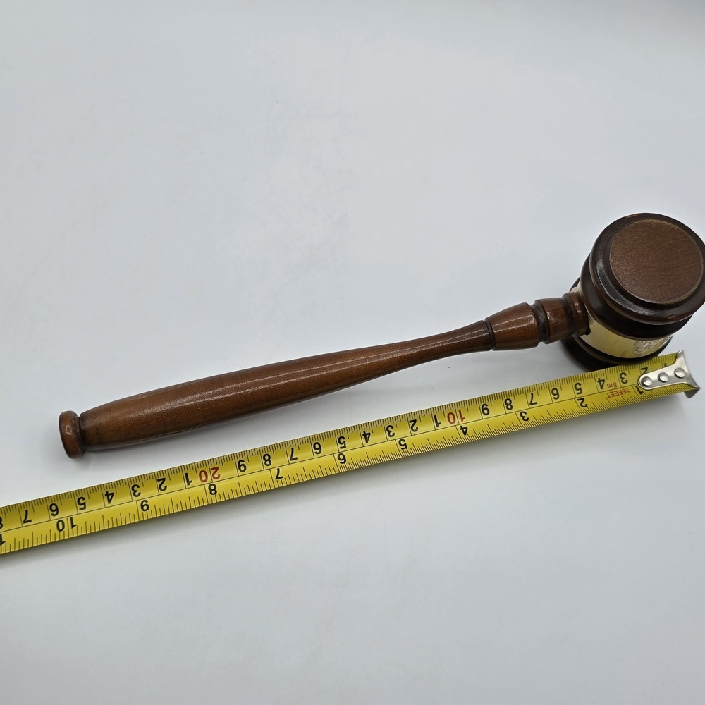 Vintage Wooden Gavel 1973 Aloha Club - Picture 8 of 8